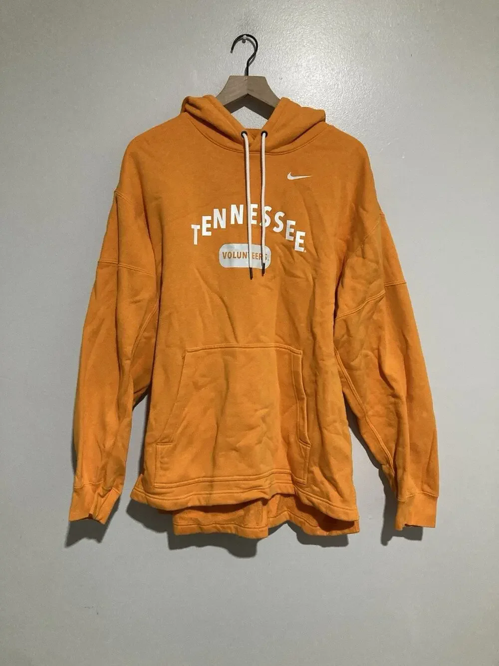 Tennessee Volunteers Sweatshirt Hoodie Mens Large Orange NCAA Football Nike